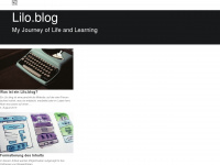 lilo.blog Webseite Vorschau
