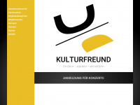 kulturfreund.ch Webseite Vorschau