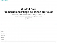 mindful-care.ch Webseite Vorschau