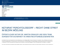 notariat-perchtoldsdorf.at Webseite Vorschau