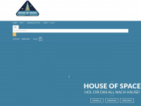 house-of-space.com Webseite Vorschau