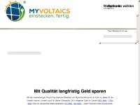 myvoltaics.de Webseite Vorschau