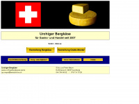 urchigerbergkaese.ch Webseite Vorschau