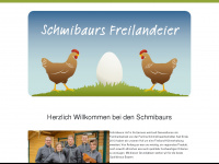 schmibaurs-freilandeier.de Webseite Vorschau