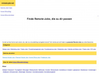 remote-job.net Webseite Vorschau