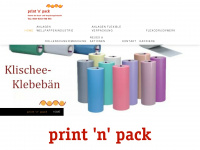 print-n-pack.de Webseite Vorschau