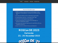 roscon2023.de Webseite Vorschau