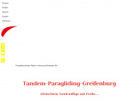 tandem-paragliding-greifenburg.at Webseite Vorschau