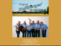 kaliberger-musikanten.de Webseite Vorschau