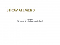 stromallmend.ch Webseite Vorschau