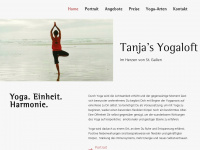 tanjas-yogaloft.ch Webseite Vorschau