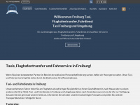 freiburgtaxi.de Webseite Vorschau
