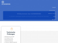 sonnwinn.de Webseite Vorschau