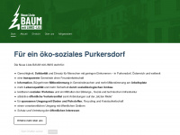 baummitlinks.at Webseite Vorschau
