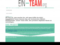 ein-team.org Webseite Vorschau
