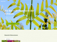 openflora.ch Webseite Vorschau