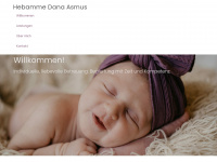 hebamme-dana-asmus.de Webseite Vorschau