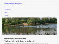 buergerinitiative-jersleber-see.de Webseite Vorschau
