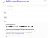 rappenauer-kammerorchester.de Webseite Vorschau