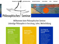 philosophisches-seminar.org Webseite Vorschau