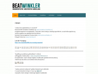 beatwinkler.ch Webseite Vorschau