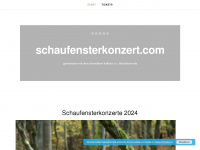 schaufensterkonzert.com Webseite Vorschau