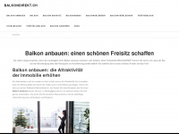 balkondirekt.ch Webseite Vorschau