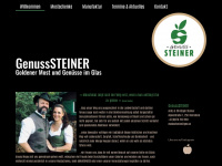 genuss-steiner.at Webseite Vorschau