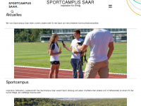 sportcampus-saar.de Webseite Vorschau