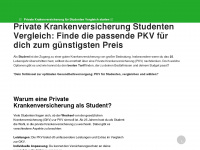 pkv-studenten-vergleich.businesssupport.de Webseite Vorschau