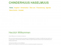 chinderhuus-haselmuus.ch Webseite Vorschau