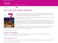 journal-sieben.de Webseite Vorschau