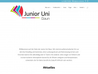 junior-uni-daun.de Webseite Vorschau
