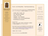 jentsch-antik.com Webseite Vorschau