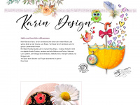 karin-design.de Webseite Vorschau