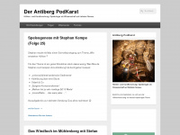 antiberg.fm Webseite Vorschau