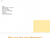 igel-notnetz.net Webseite Vorschau