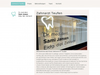 zahnarzt-teufen.ch Webseite Vorschau