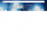 andreas-korn.de Webseite Vorschau