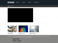 epson-electronics.de Webseite Vorschau