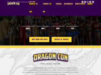 dragoncon.org Webseite Vorschau