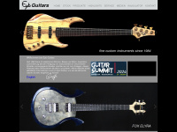 eyb-guitars.de Webseite Vorschau