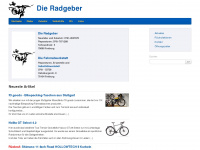 radgeber-freiburg.de Webseite Vorschau