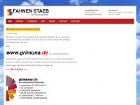 fahnen-staeb.de Webseite Vorschau