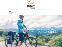 fahrrad-rapp.de Webseite Vorschau