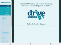 fahrschule-drivein.de Webseite Vorschau