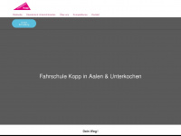 fahrschule-kopp.com Webseite Vorschau