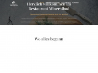 restaurant-mineralbad.ch Webseite Vorschau