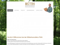 rueth-manufaktur.de Webseite Vorschau