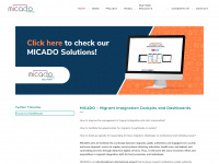 micadoproject.eu Webseite Vorschau